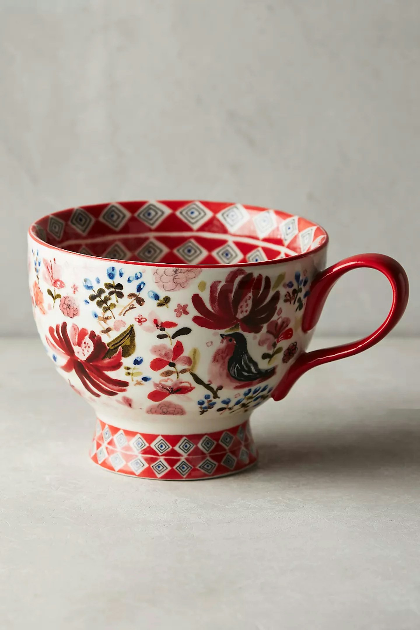 Anthropologie, Wing & Petal Mug