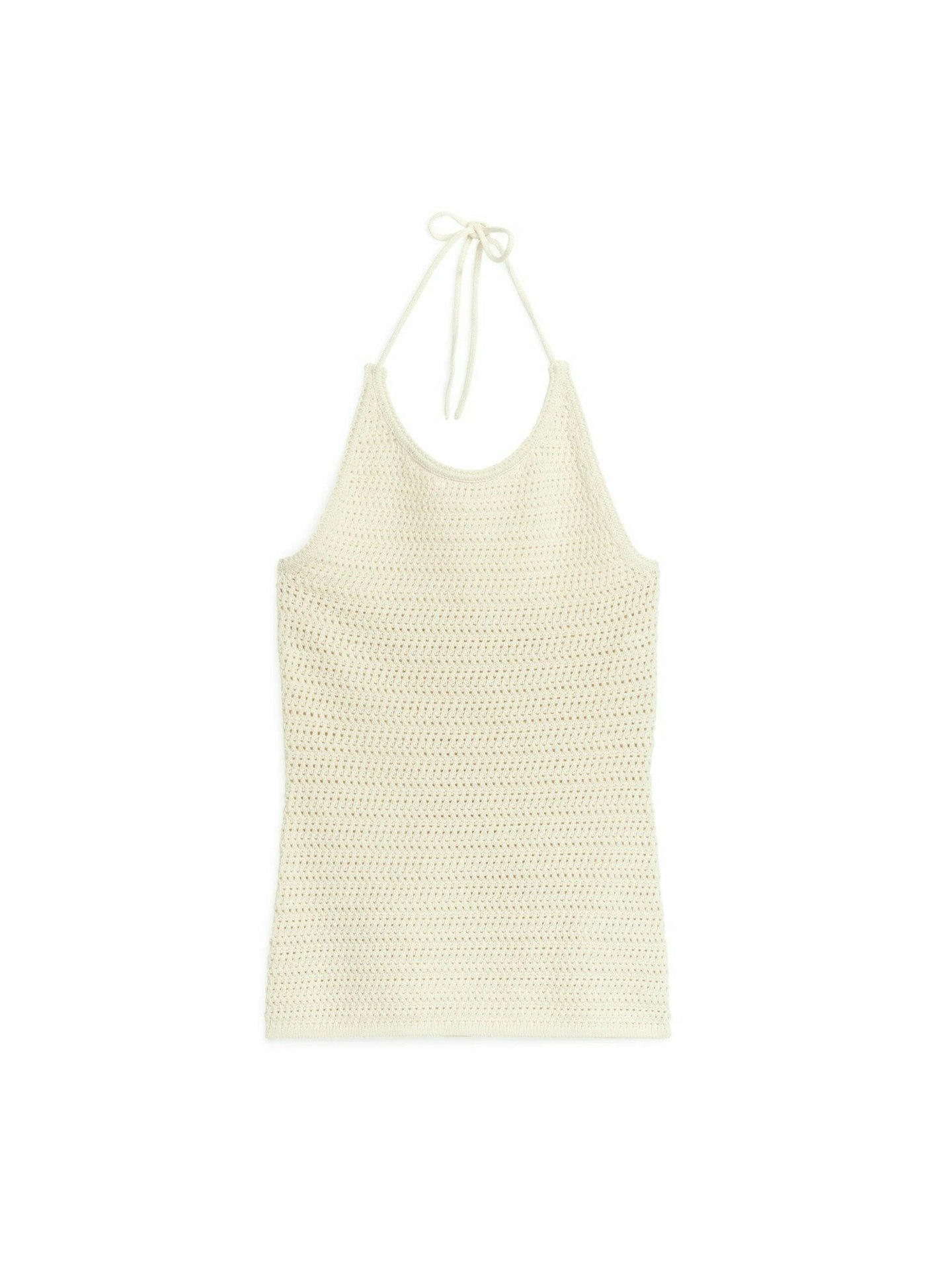 summer outfit ideas ARKET, Crochet Halterneck Top, £45