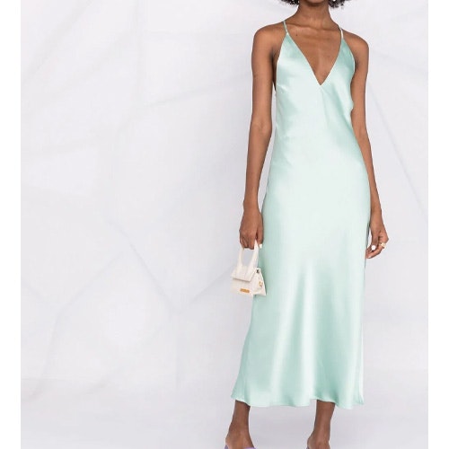 Blanca Vita V-neck strappy dress