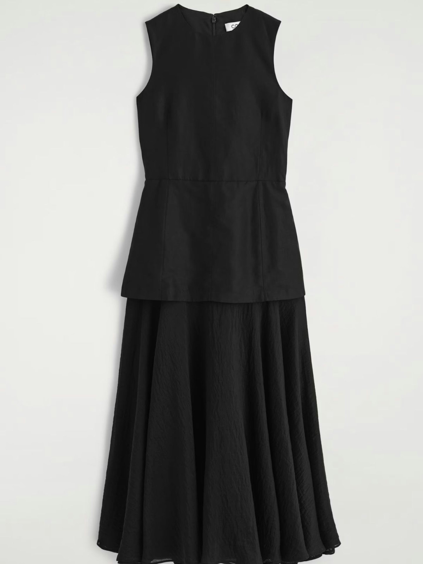 COS, Layered Peplum Midi Dress