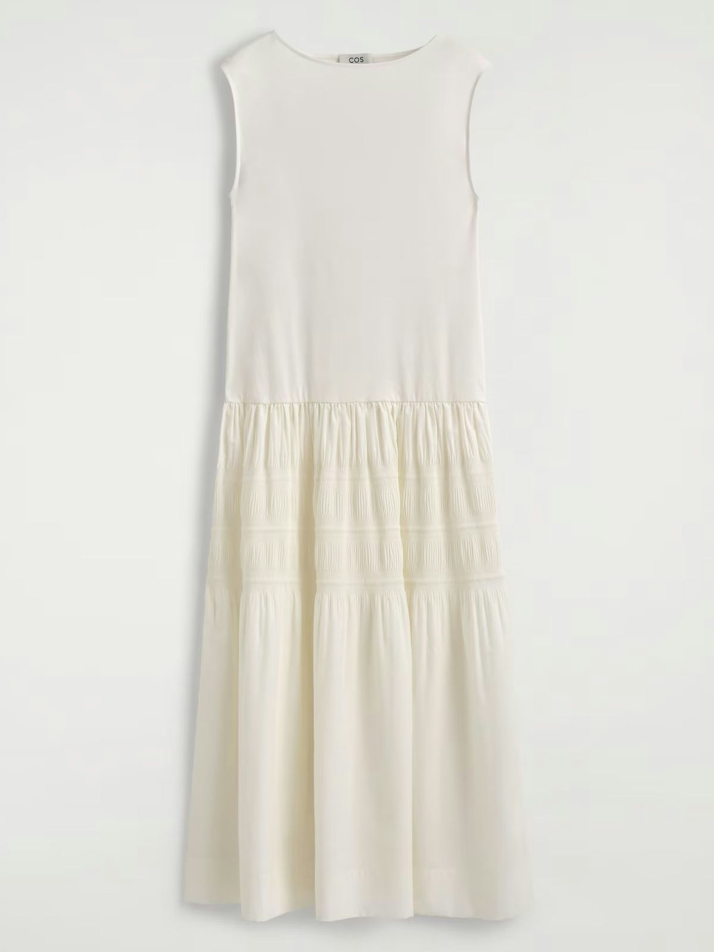drop waist mesh maxi dress Sheer Beauty Colorblock Mesh Drop-Waist Maxi Dress, Black & Taupe / L