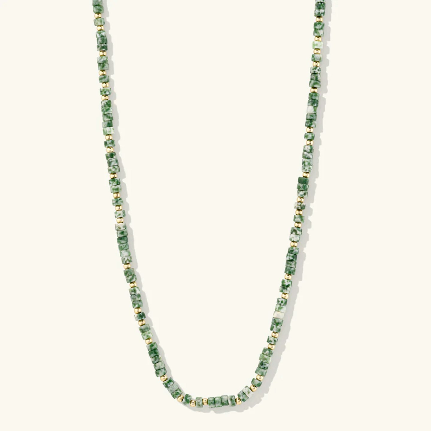 best beaded jewellery D. Louise, Green Gemstone Necklace, £70