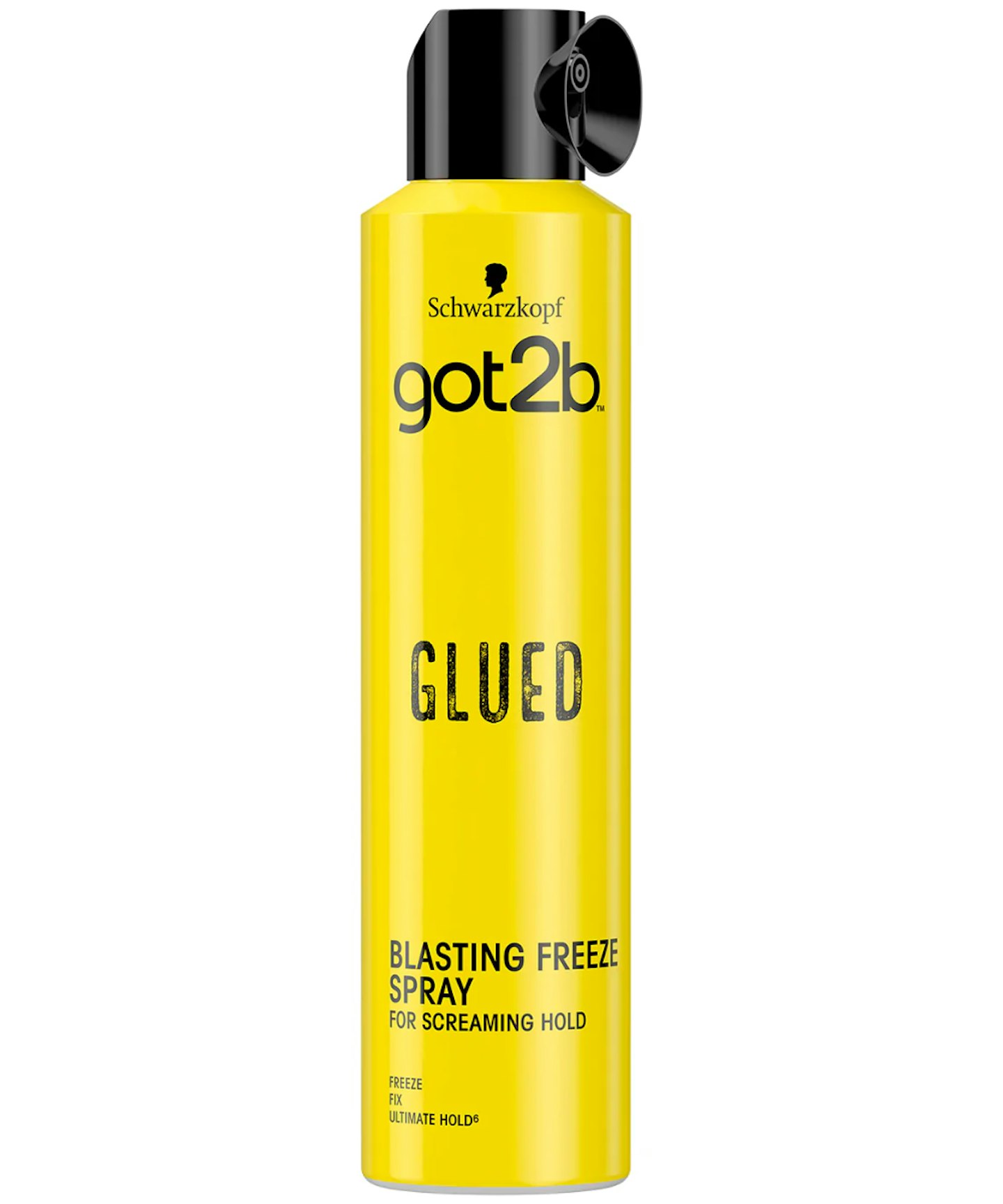  Schwarzkopf got2b Glued Blasting Freeze Spray 300ml, £3.50