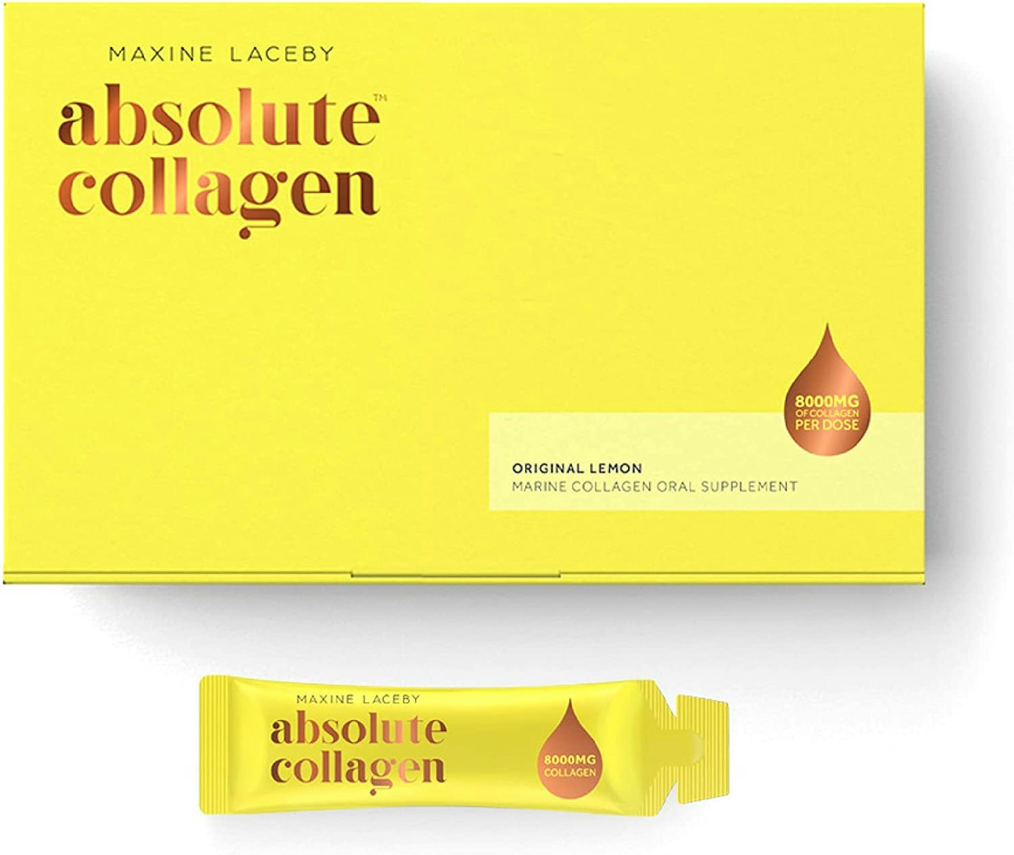 Absolute Collagen's Original Lemon Marine Collagen Oral Supplement