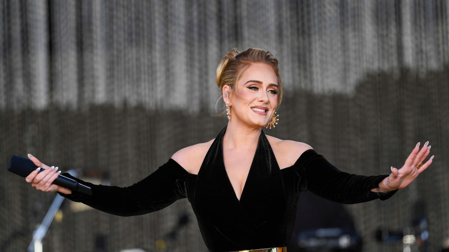 adele black dress weight loss Adele weight loss: I'm a little upset