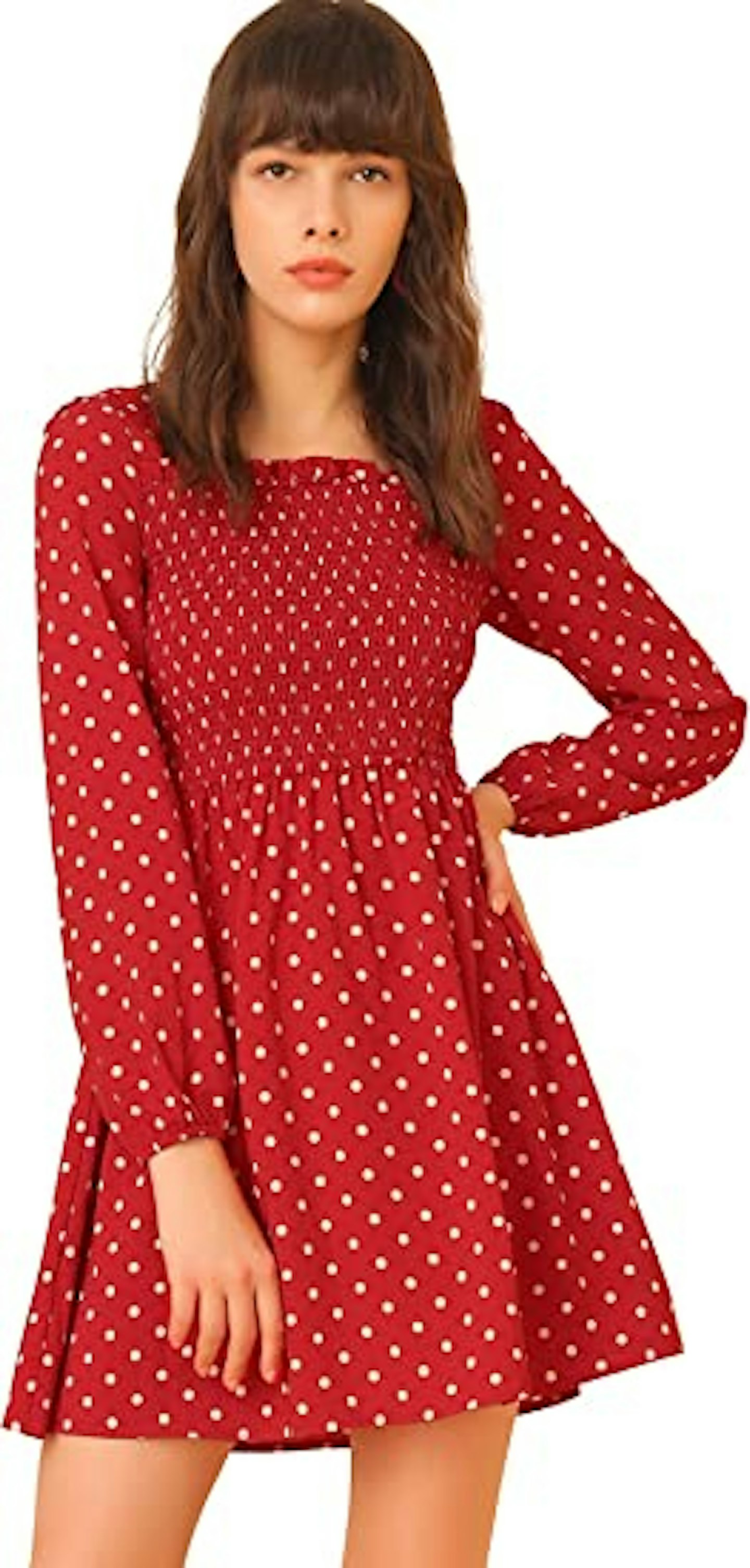 Allegra K, Polka Dot Square-Neck Smock, WAS £32.99 NOW £26.39