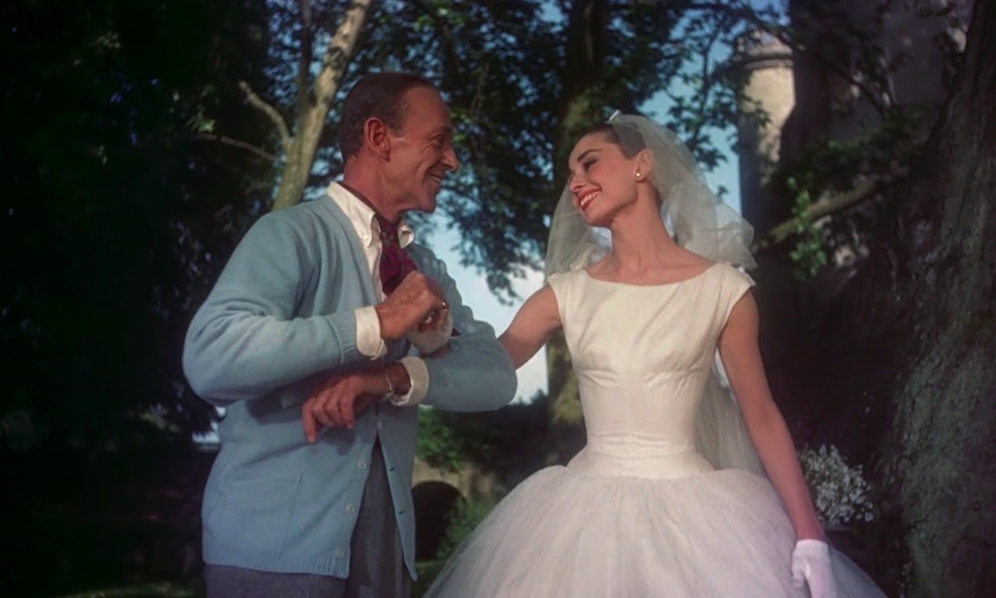 Audrey Hepburn tea-length wedding dresses