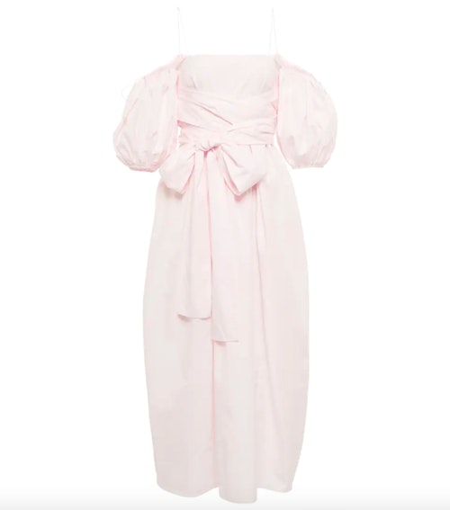 Cecilie Bahnsen, Joel Cotton Poplin Midi Dress, £870