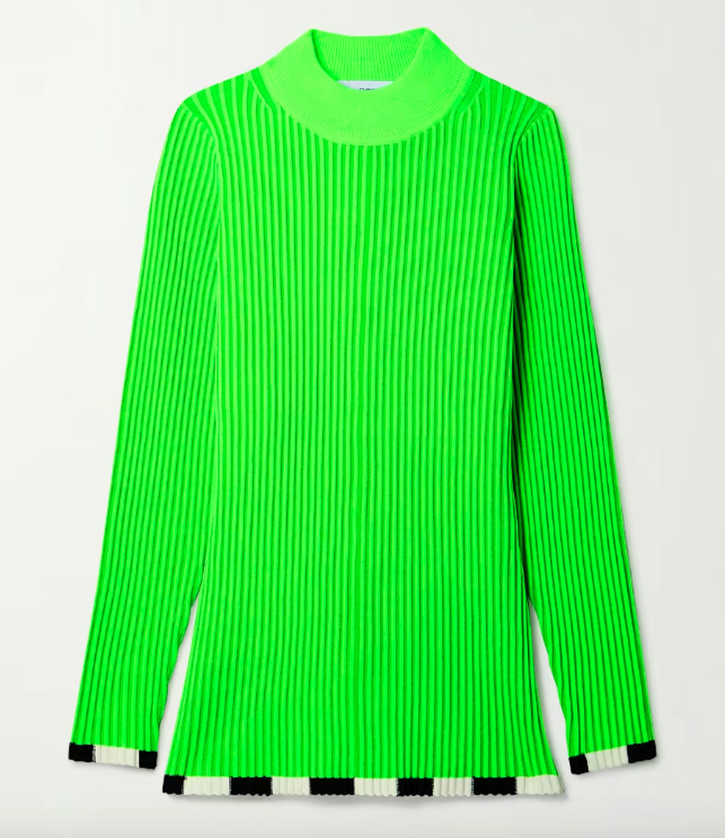 Christopher John Rogers, Ribbed Wool-Blend Sweater, WAS £635 NOW £127