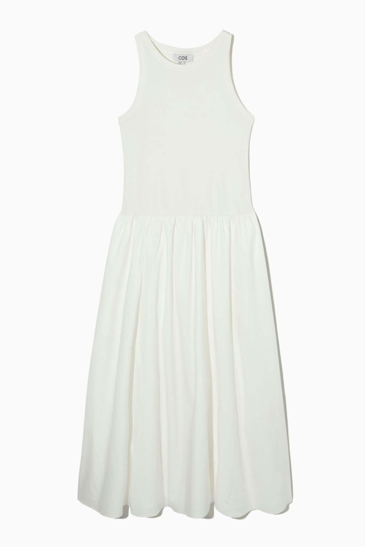 COS, Contrast-Panel Midi Dress, £69