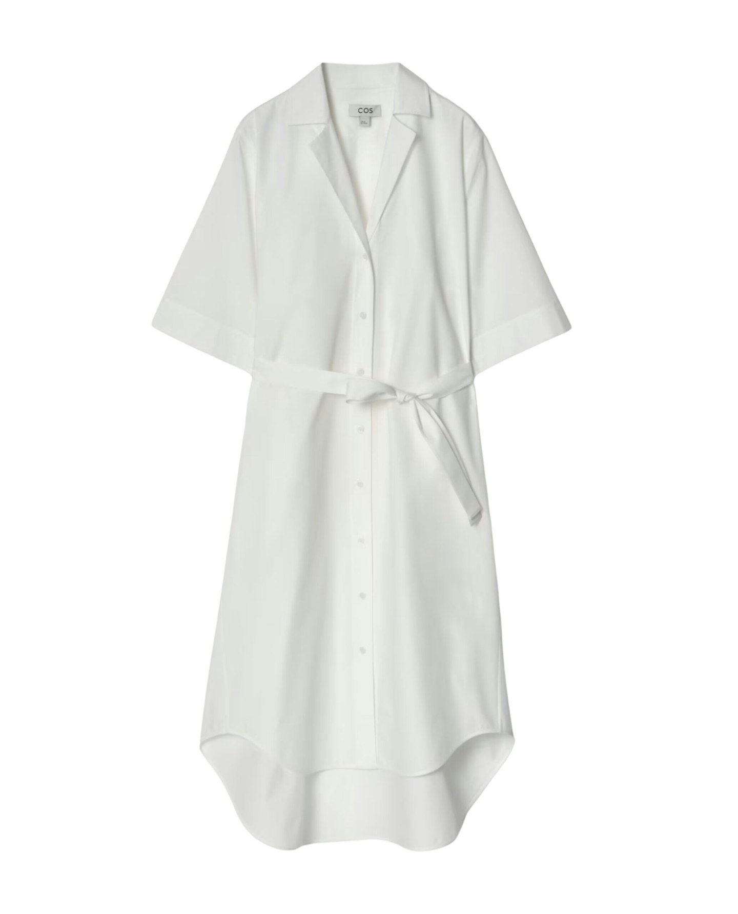 COS, Belted Short Sleeved Midi Dress