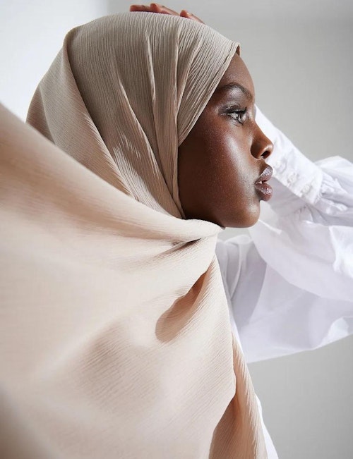 Beige Head Scarf