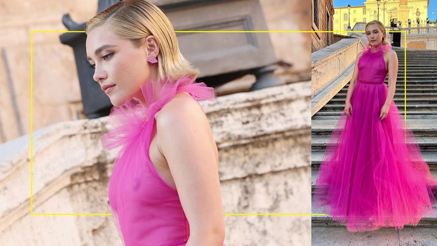 Fashion, Shopping & Style, Florence Pugh's Side-Boob-Baring Dress Is  Completely Sheer