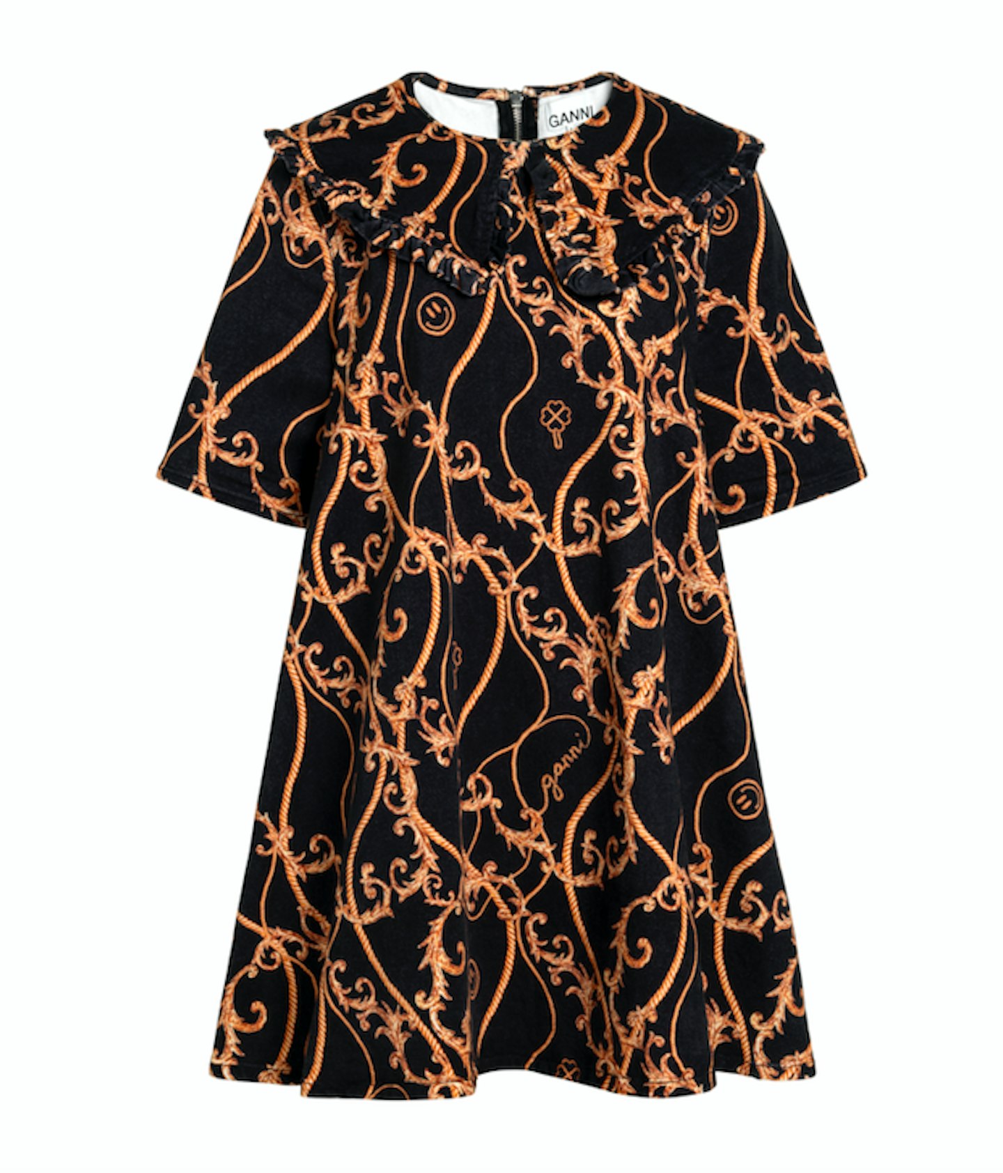 Ganni, Printed Mini Dress