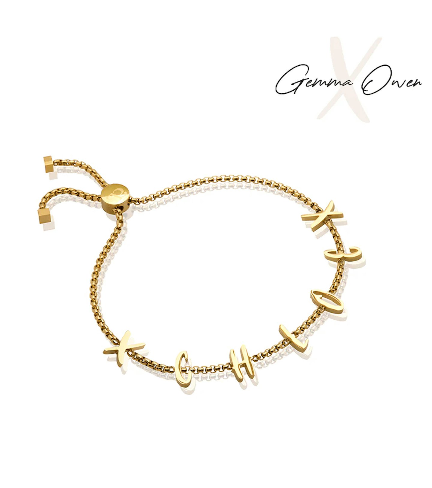 Abbott Lyon, Gemma Owen GXO Custom Box Chain Bracelet (Gold)