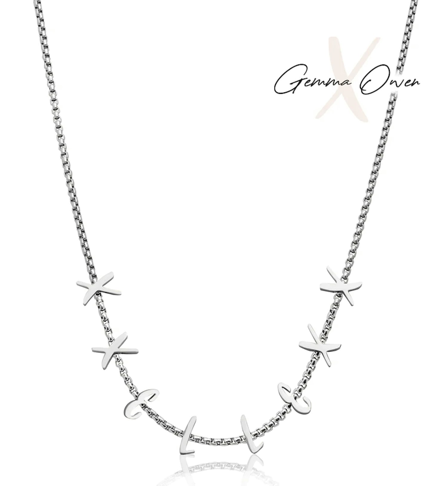 Abbott Lyon, Gemma Owen GXO Custom Box Chain Necklace (Silver)