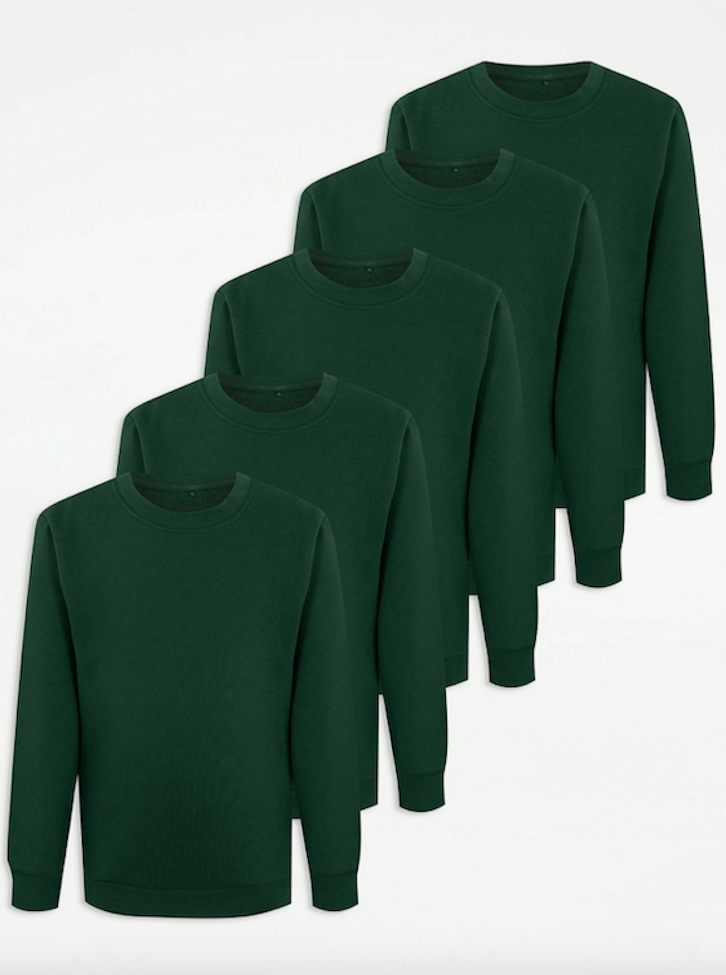 Bottle Green School Sweatshirt Pack, £12.50