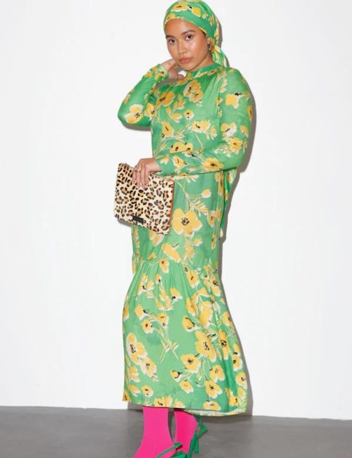 Green Daisy Dress