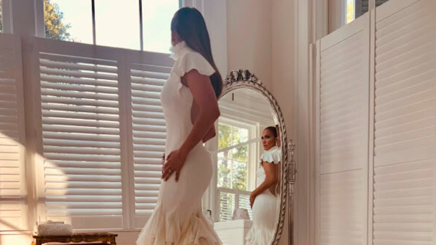 Jennifer Lopez Ralph Lauren wedding dresses