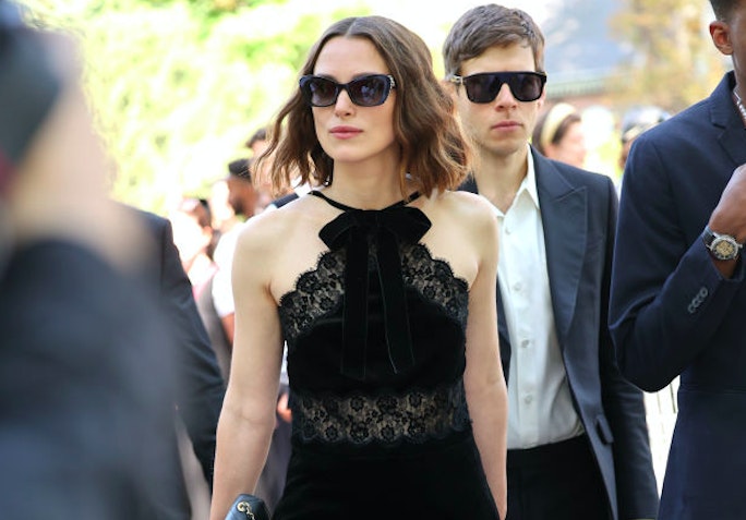 Keira Knightley Proves The Power Of A Summer Black Dress At The Chanel  Couture Show