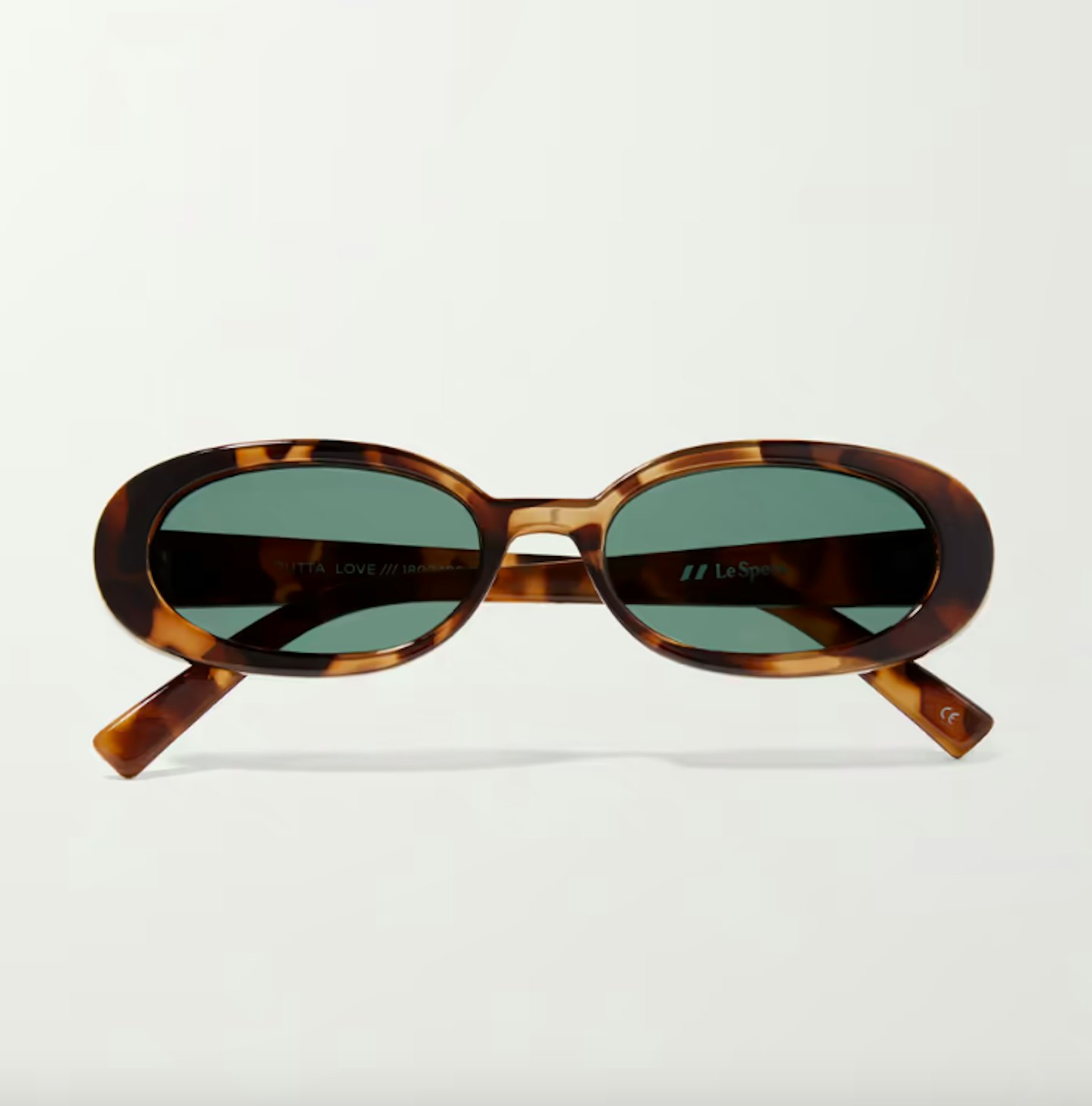 Le Specs, Outta Love Oval-Frame Tortoiseshell Acetate Sunglasses, £50