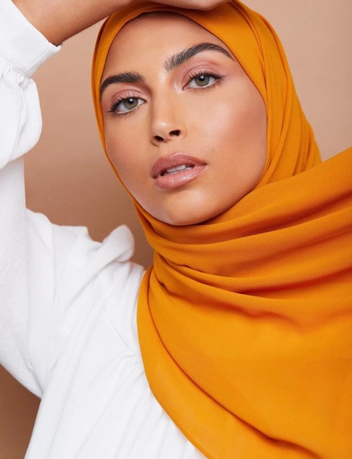 Orange Premium Chiffon Hijab