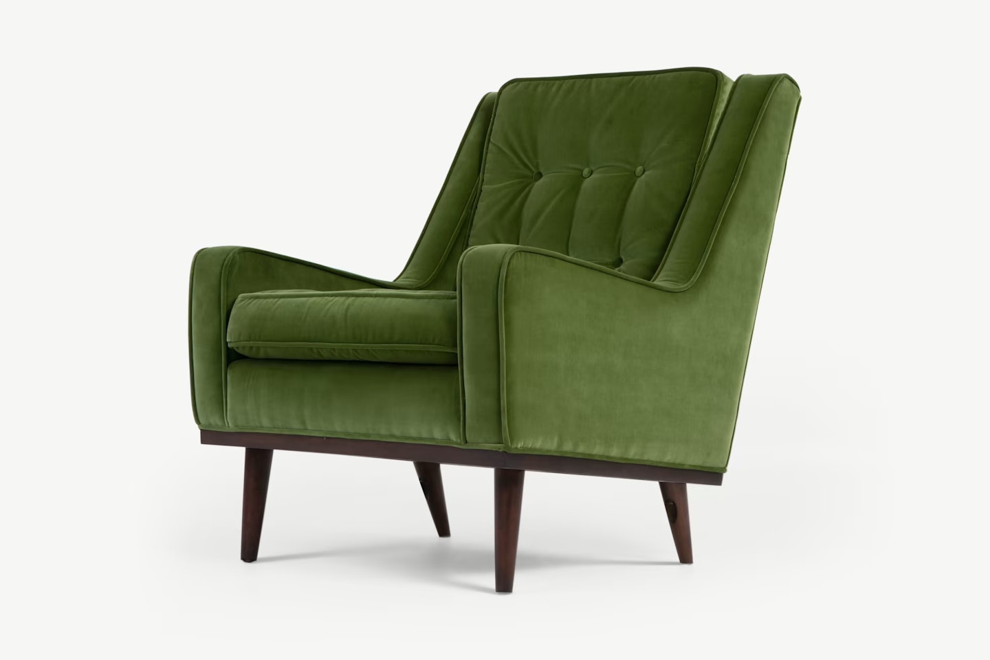 Scott Armchair, Grass Cotton Velvet