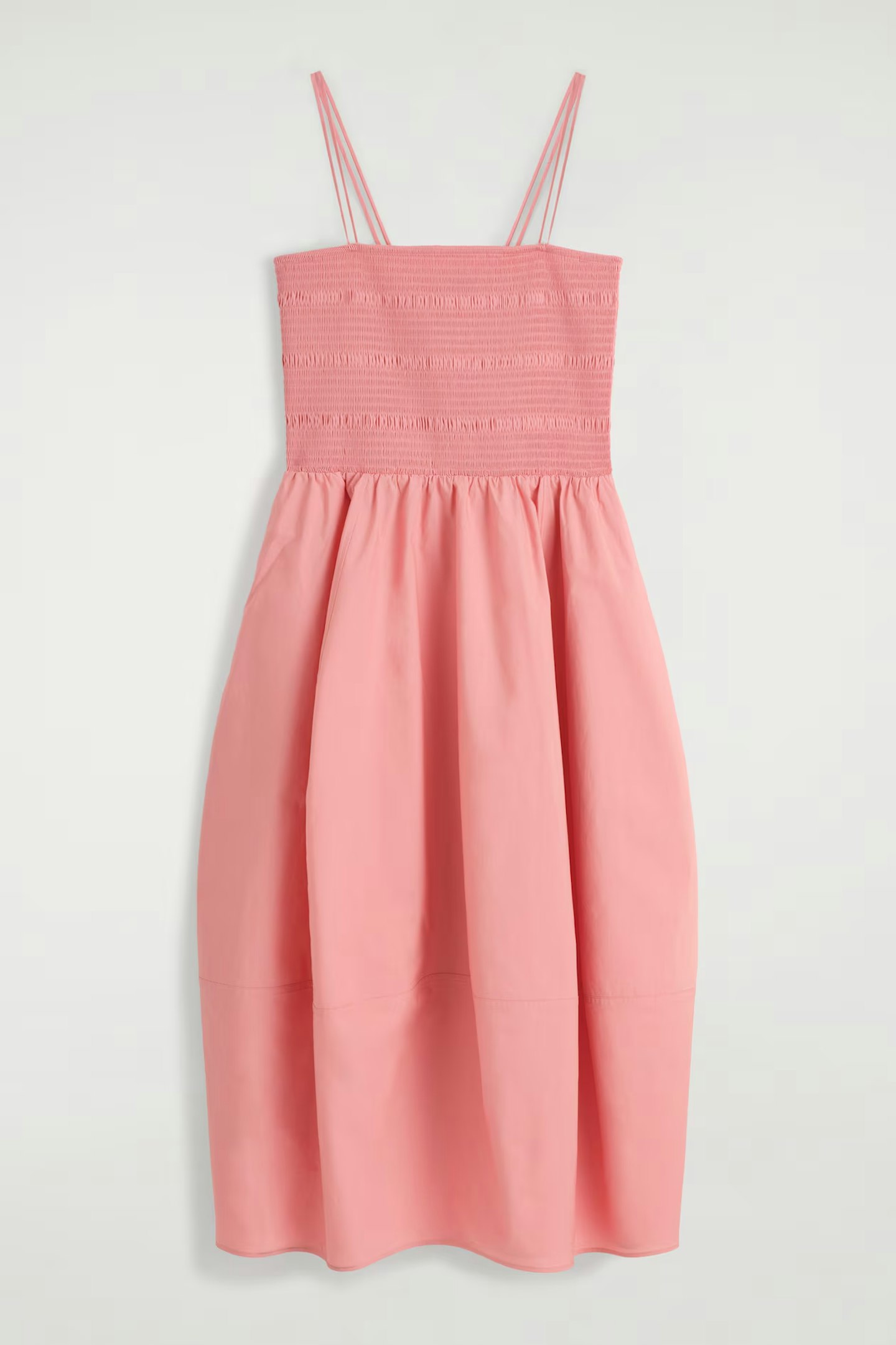 COS Smocked Midi Dress