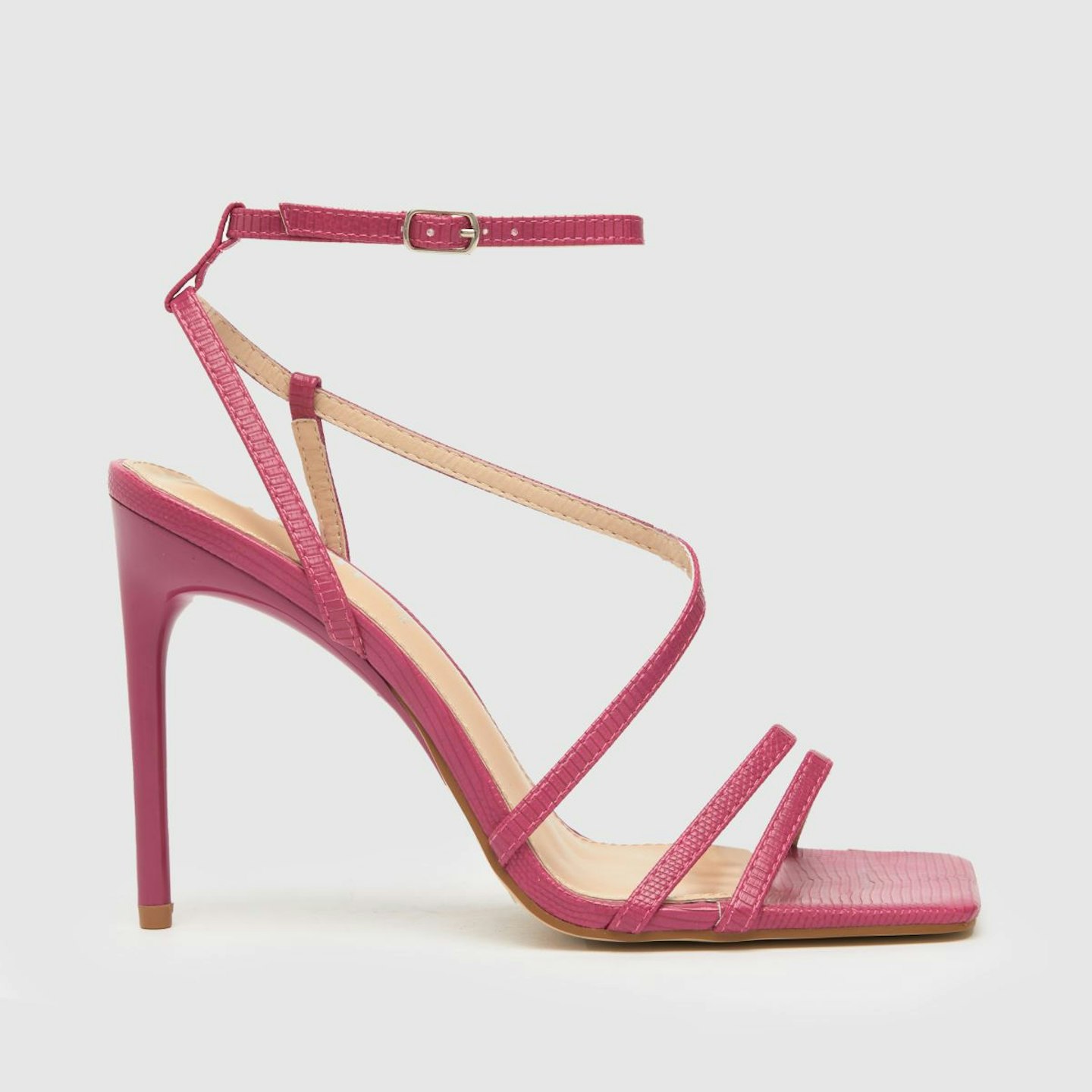 Schuh, Pink Santi Strappy Stiletto High Heels