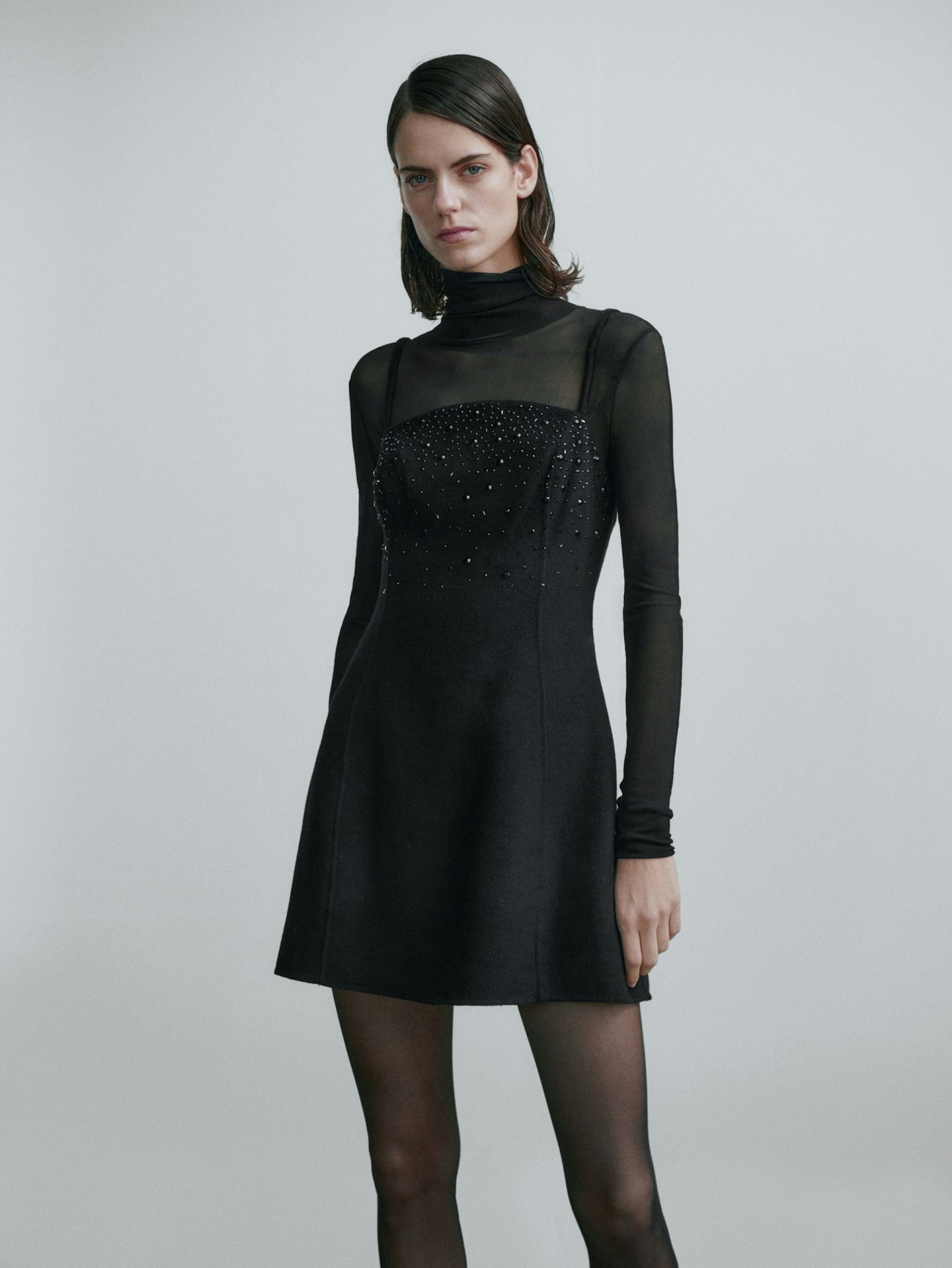Short Beaded Dress