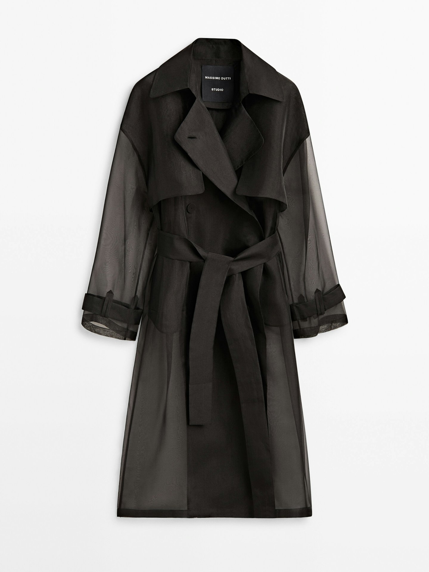 Organza Trench Coat