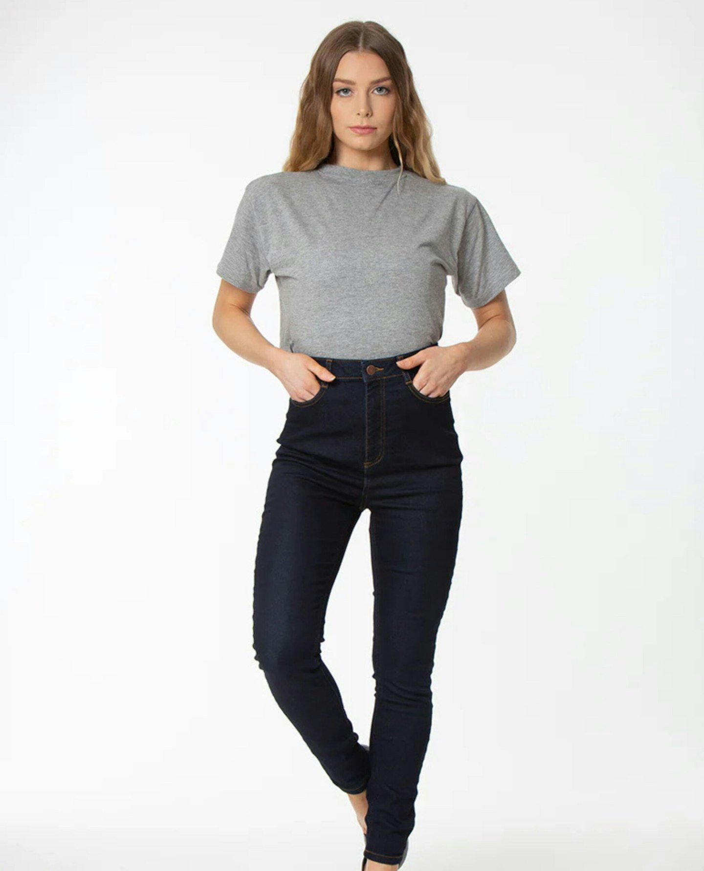 I Am Denim, Tummy Friendly High Waisted Skinny Jeans
