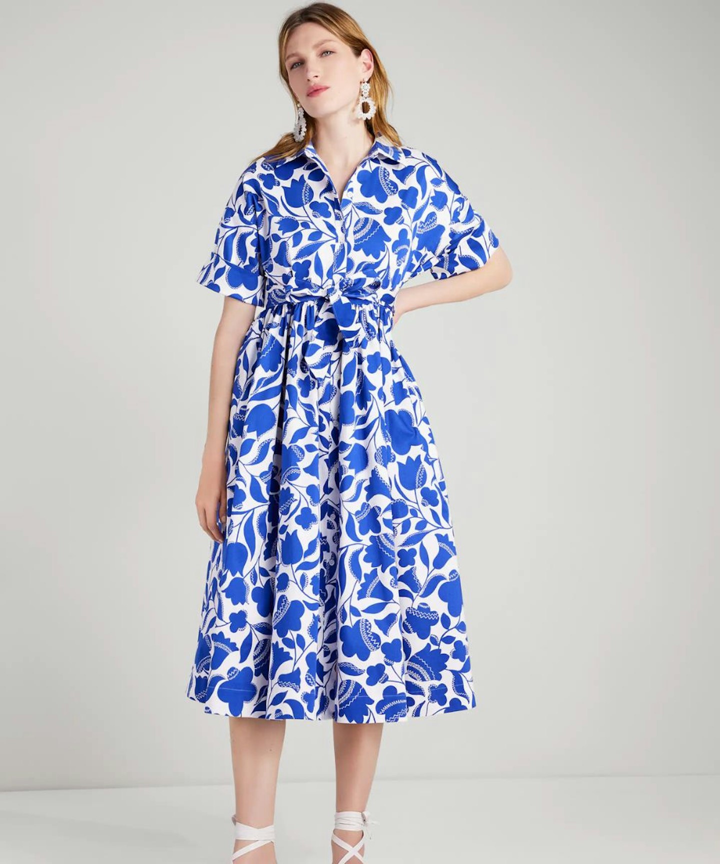 Kate Spade Zigzag Floral Montauk Dress