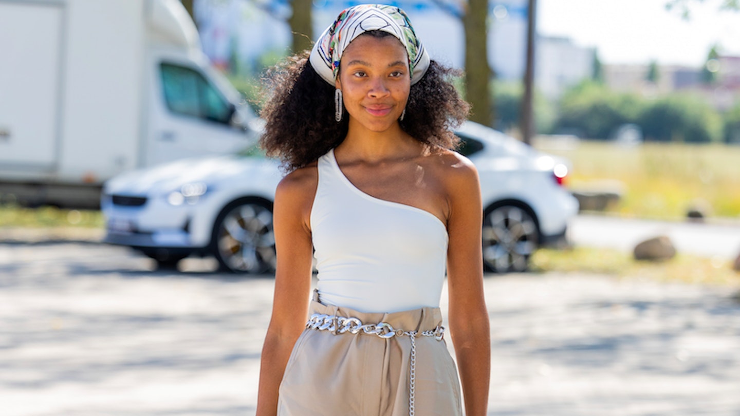 Wide leg online beige trousers