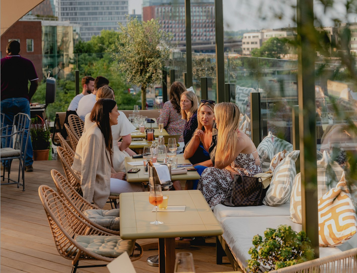 Aerial Rooftop At The Broadcaster