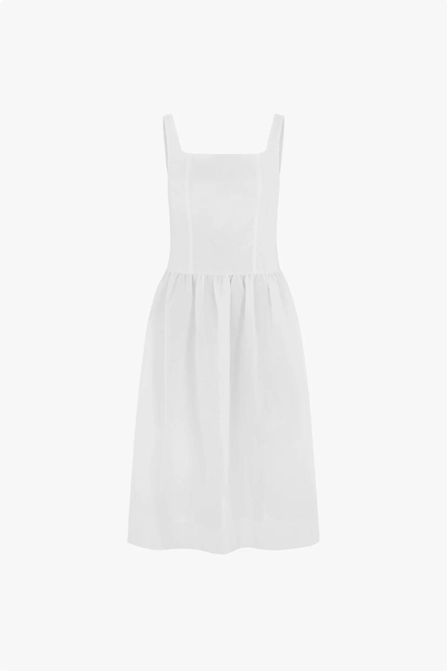 Aligne Rosia Drop Waist Linen Dress