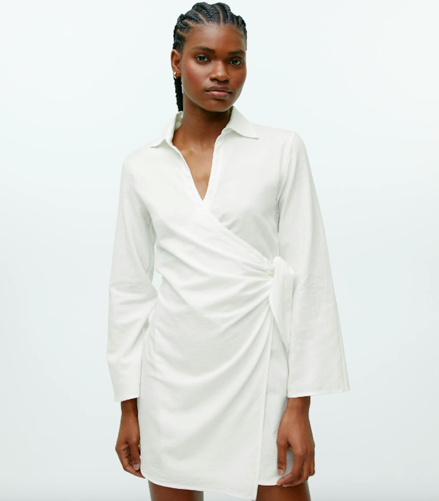 Arket, Textured Wrap Dress