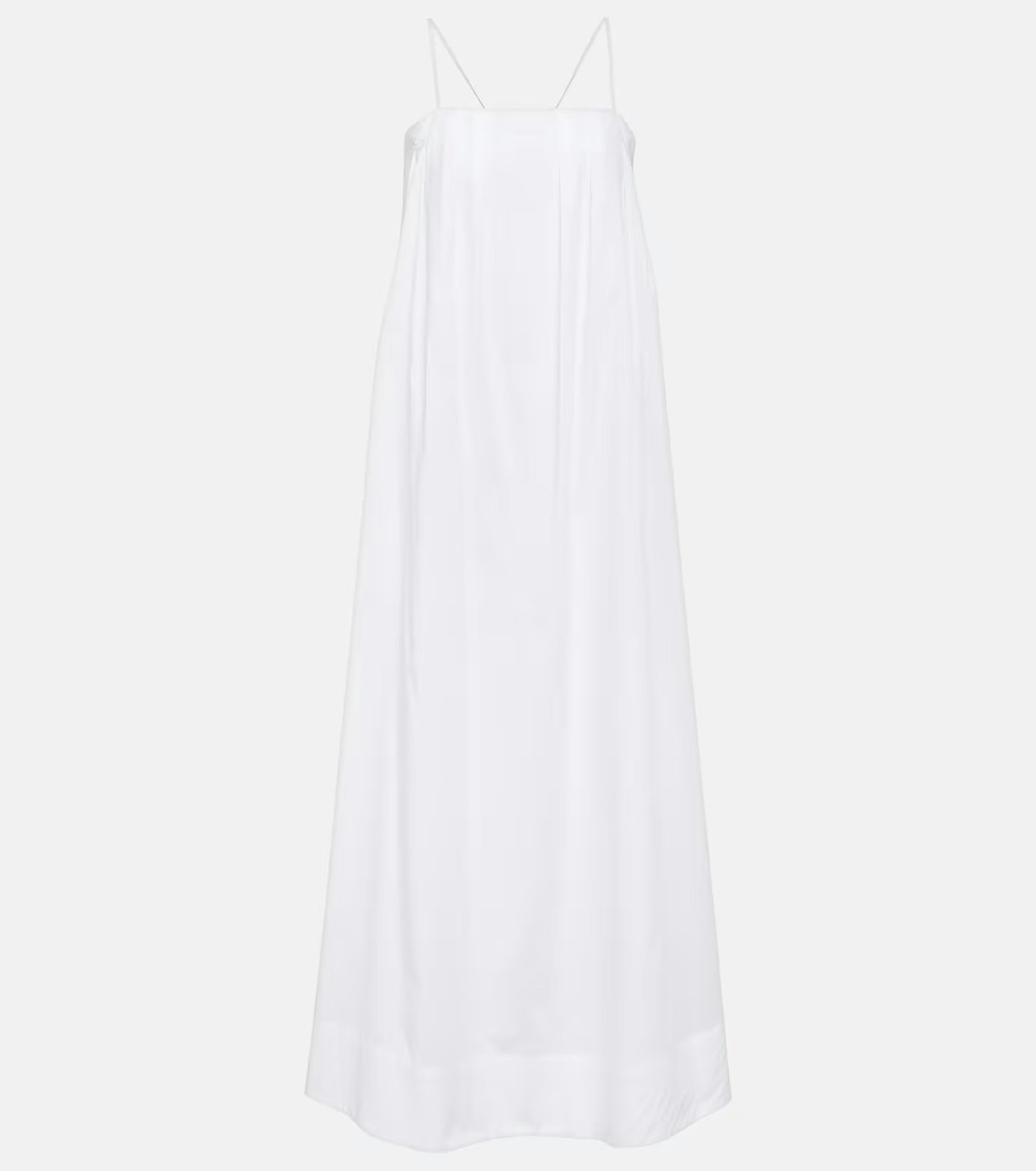 Asceno Heather Cotton Batiste Maxi Dress