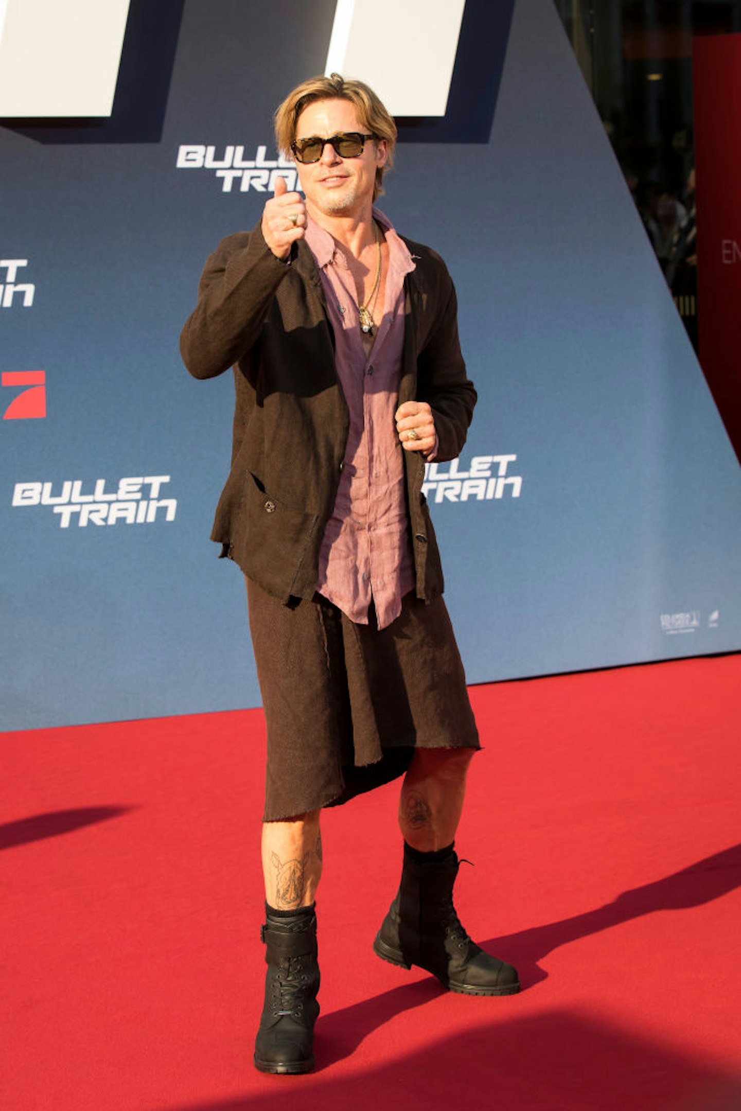 Brad Pitt Bullet Train Berlin premiere