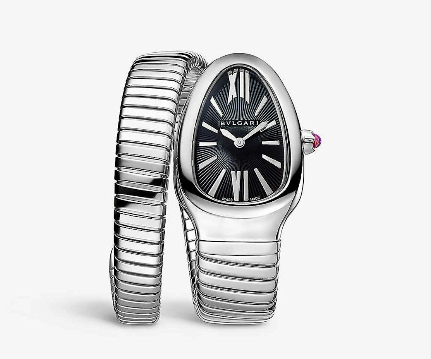 Bulgari Serpteni Tubogas Stainless-Steel Quartz Watch