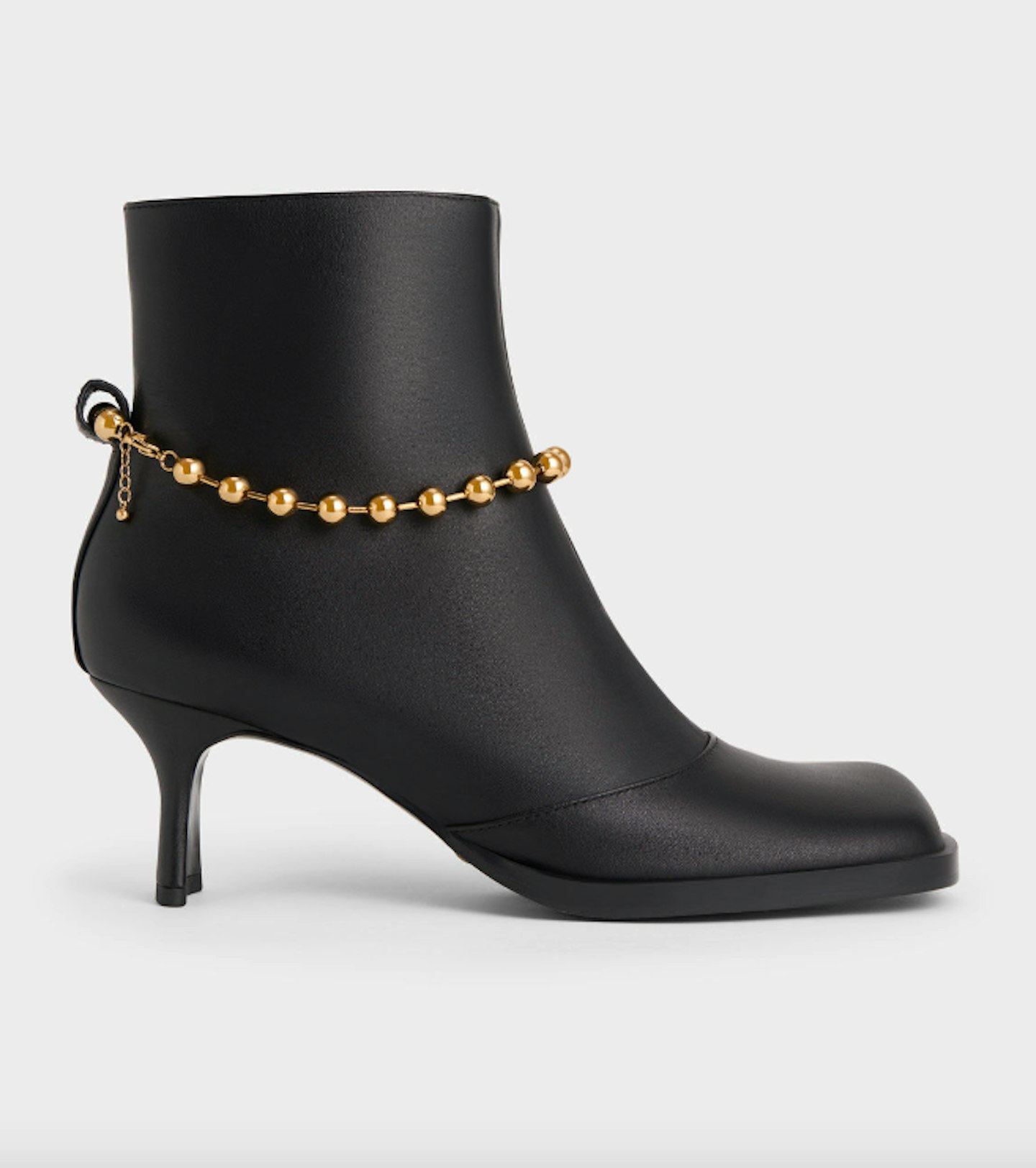 Beaded Link Ankle Boots