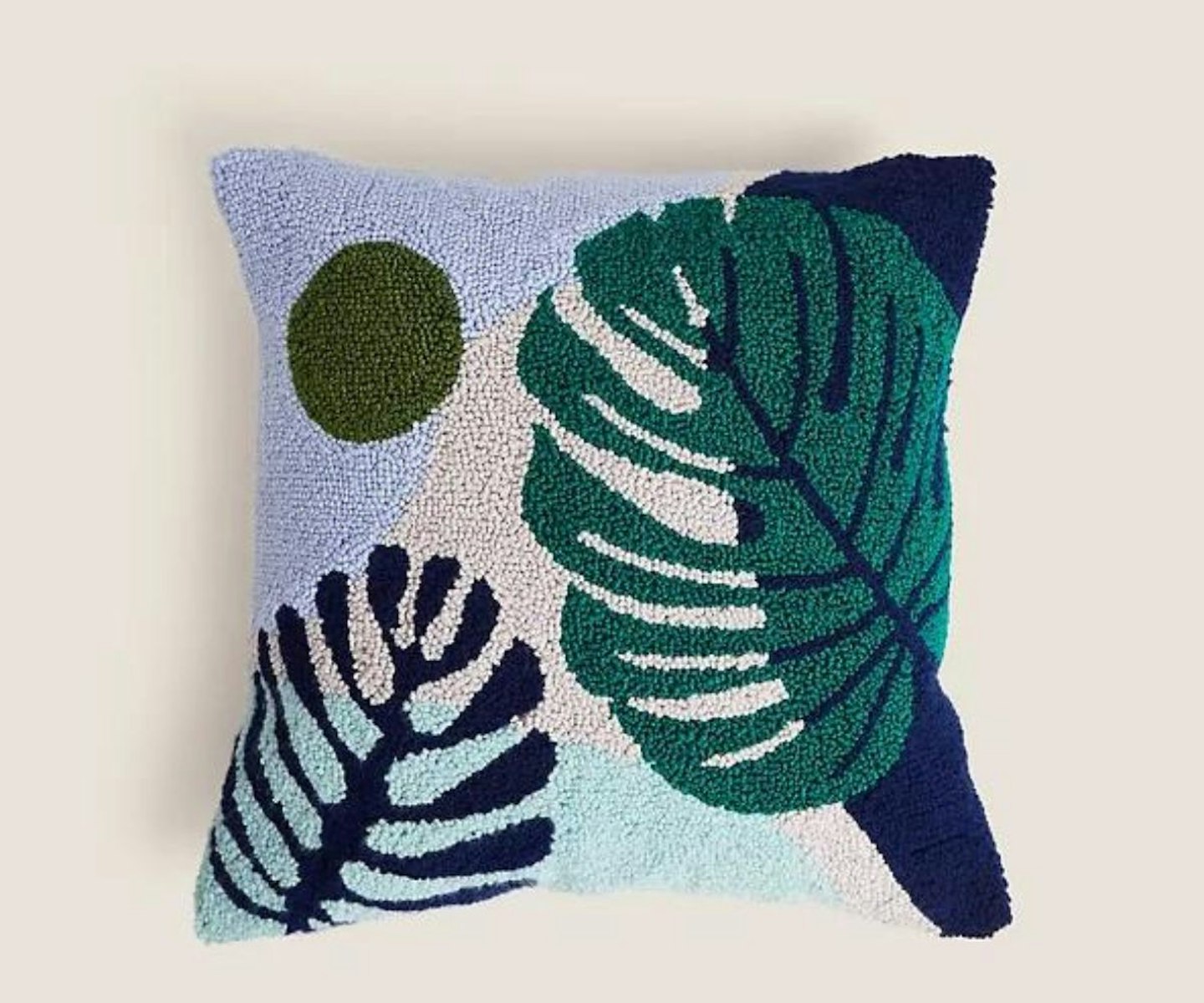 Palm Embroidered Cushion