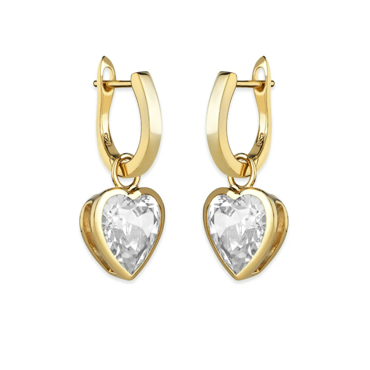 Heavenly London The Gold Big Love Earrings