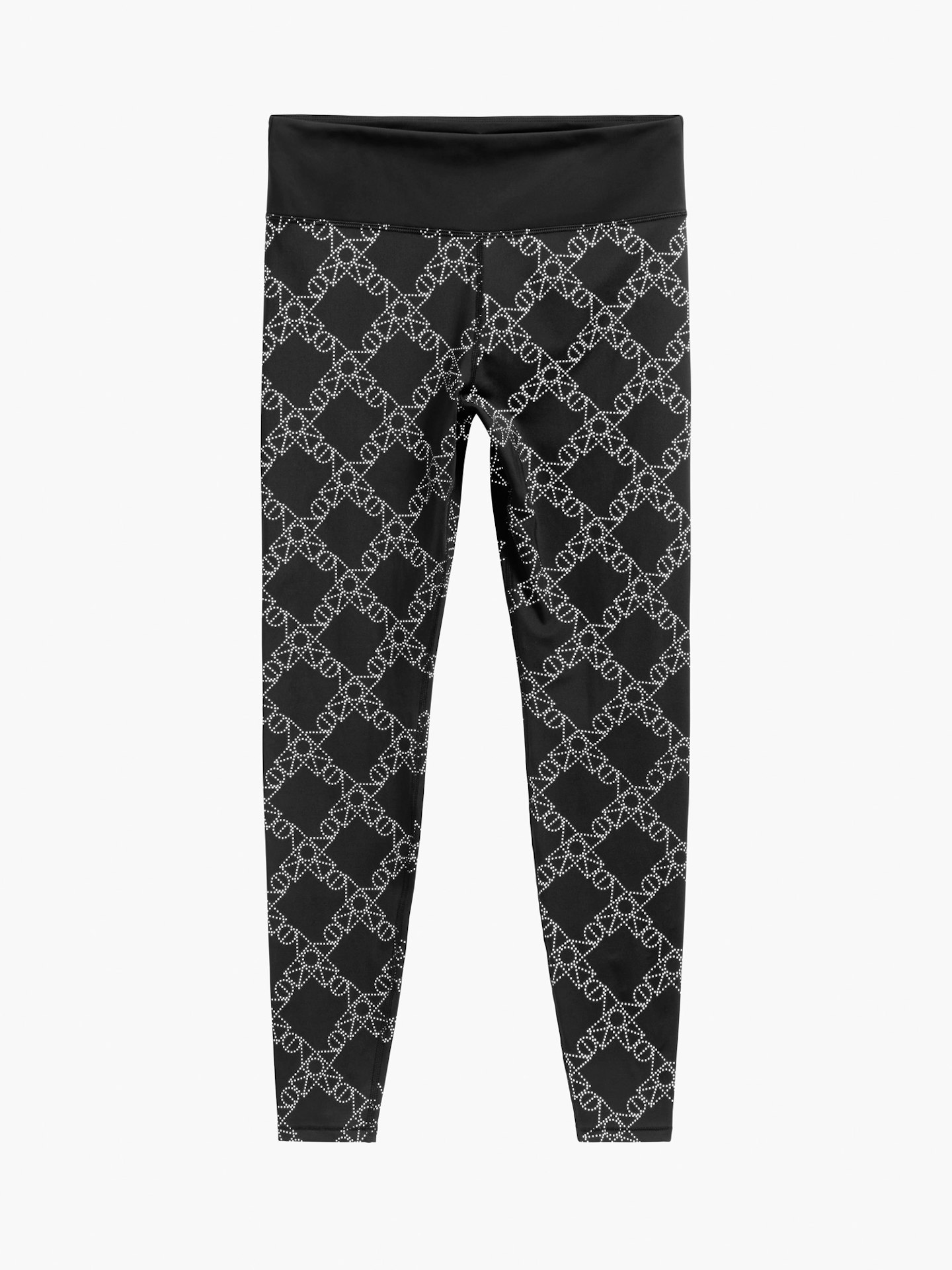 Monogram-Print Running Tights