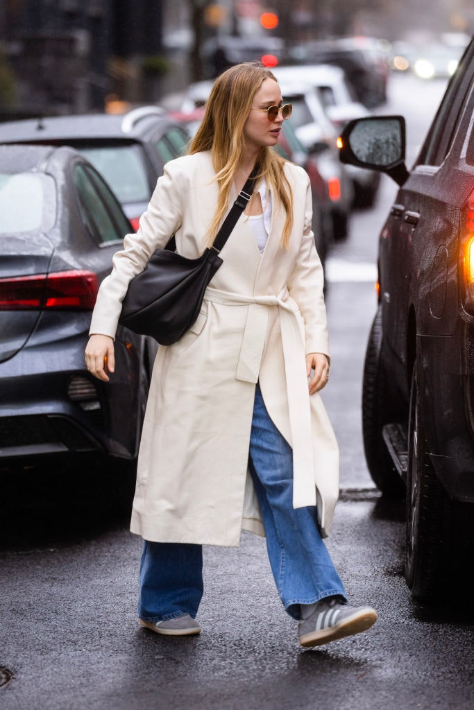 Jennifer Lawrence Adidas Samba trainers