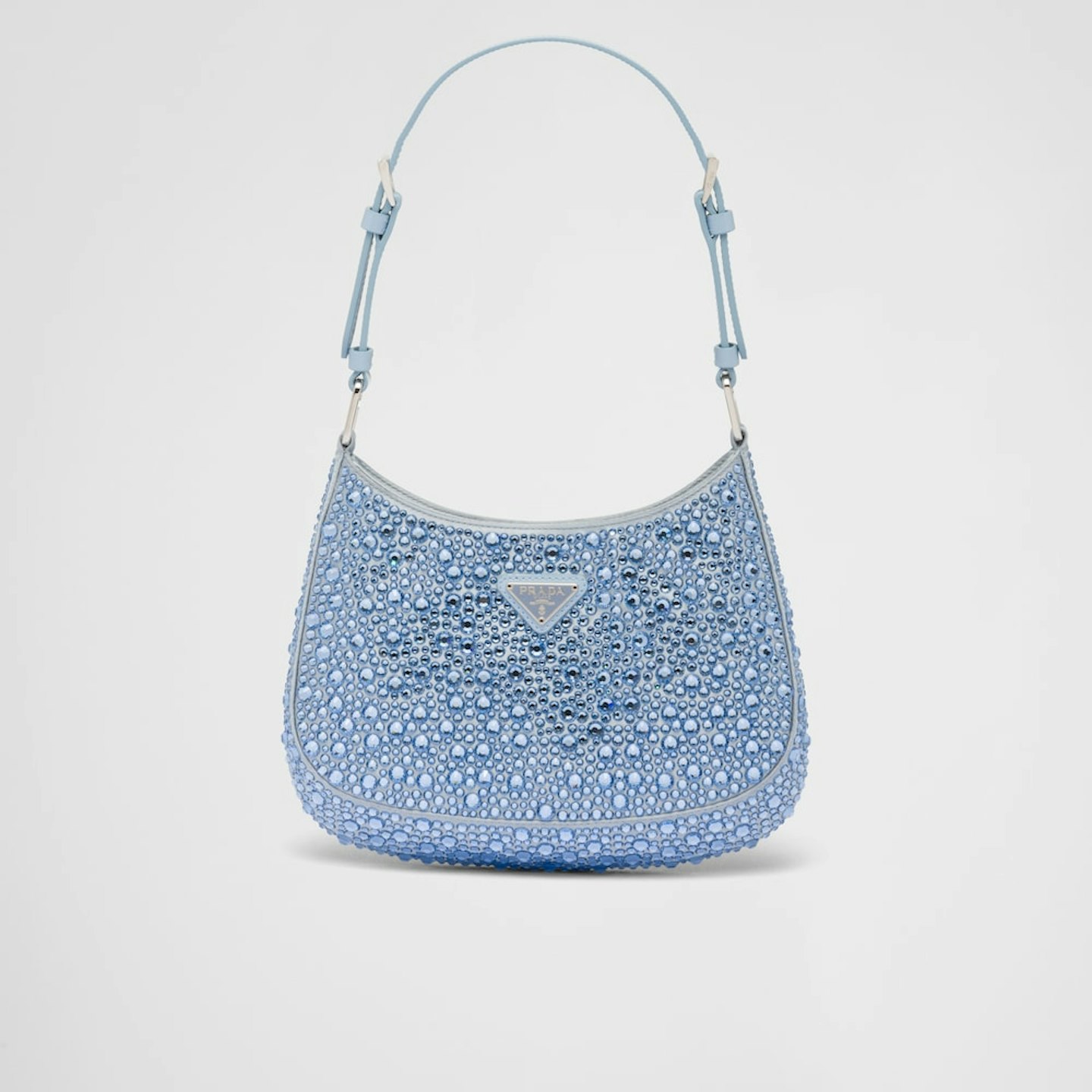 Prada, Cleo Satin Bag With Crystals