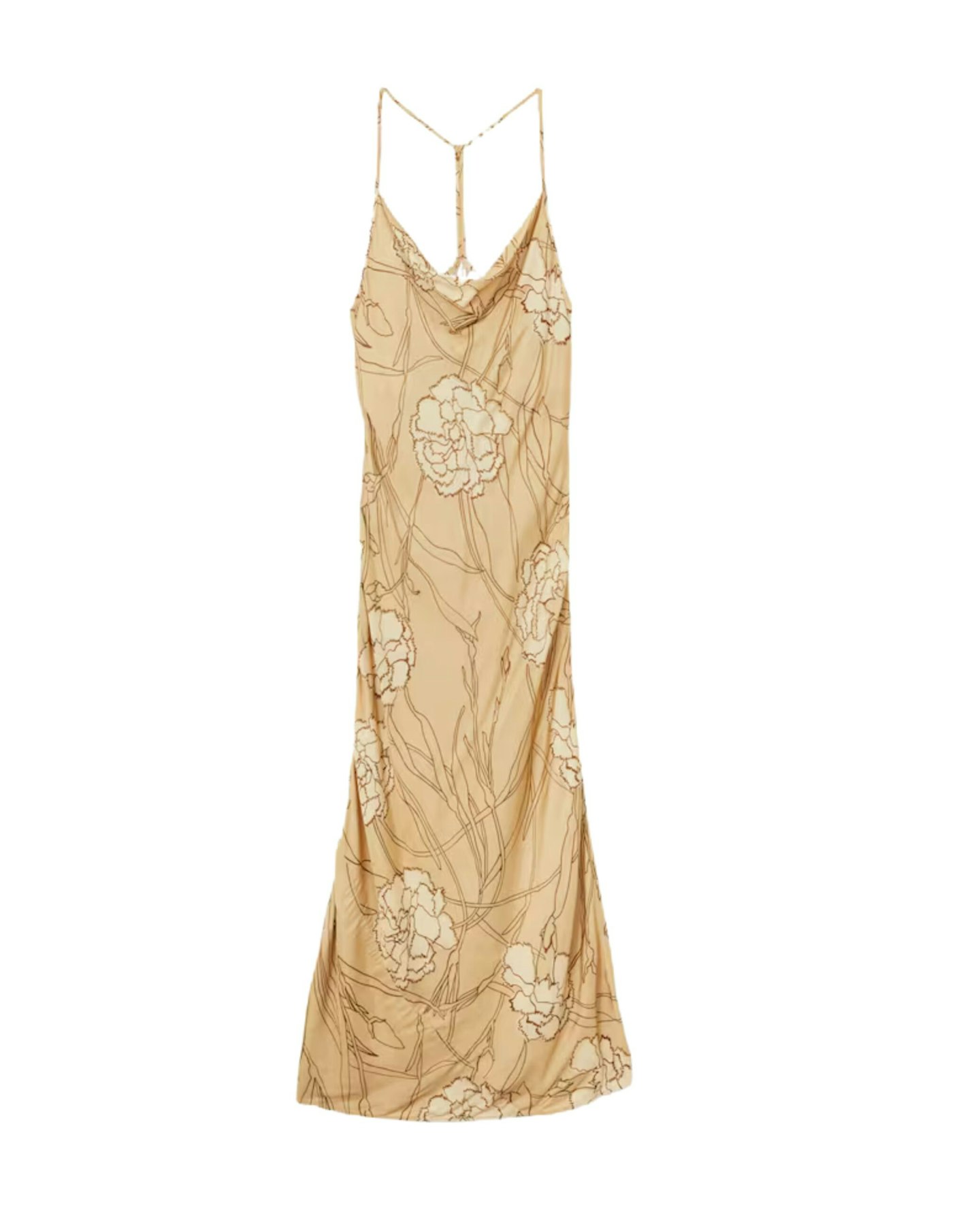 Reiss, Satin Floral Dress