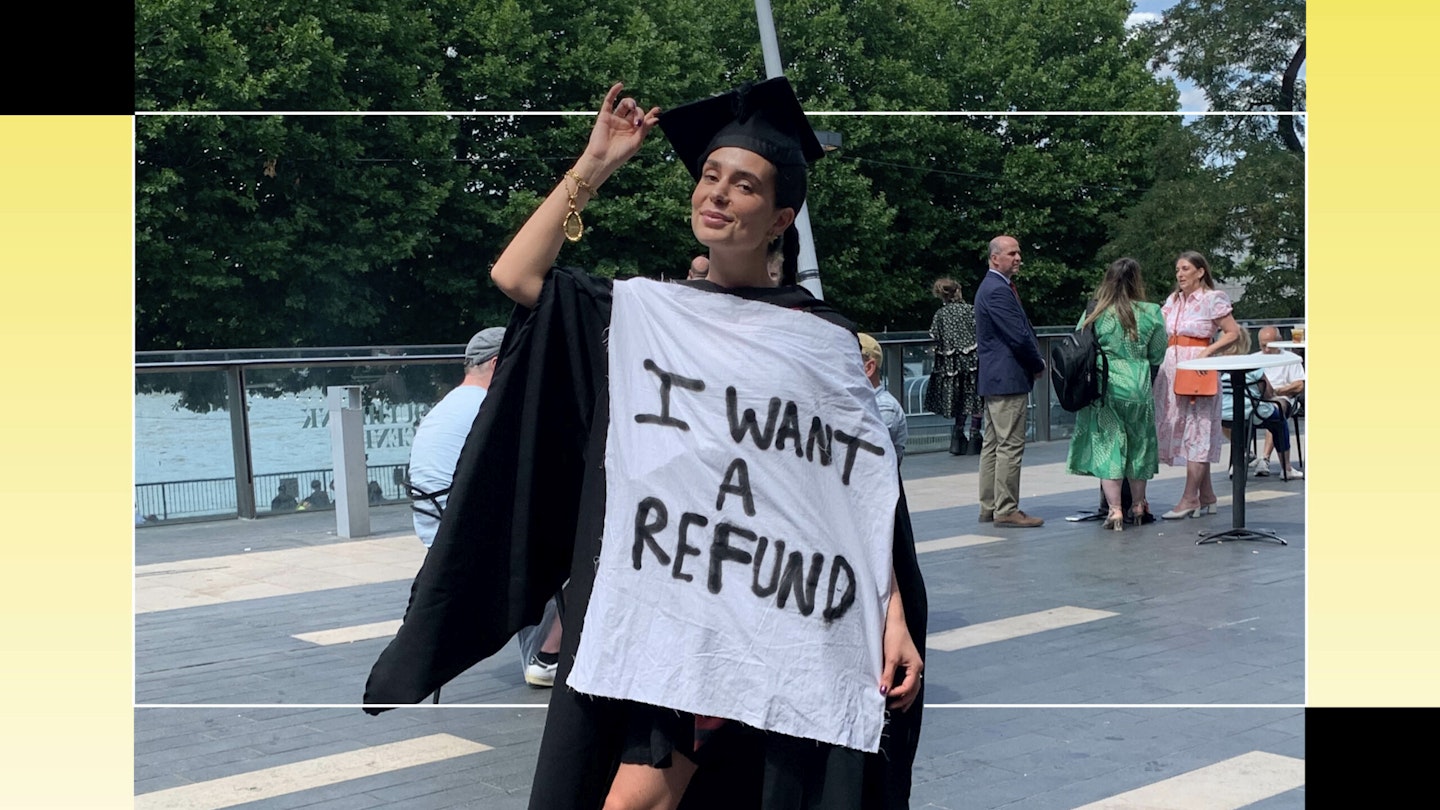 university refund protest