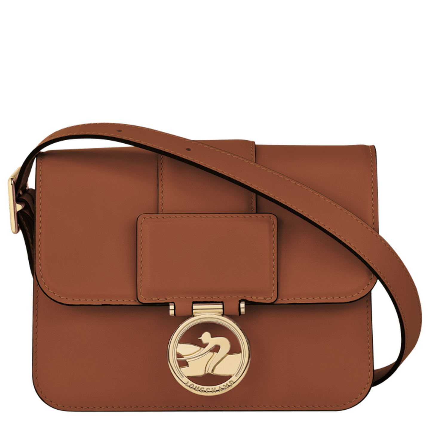 Longchamp, Box-Trot Crossbody Bag In Cognac