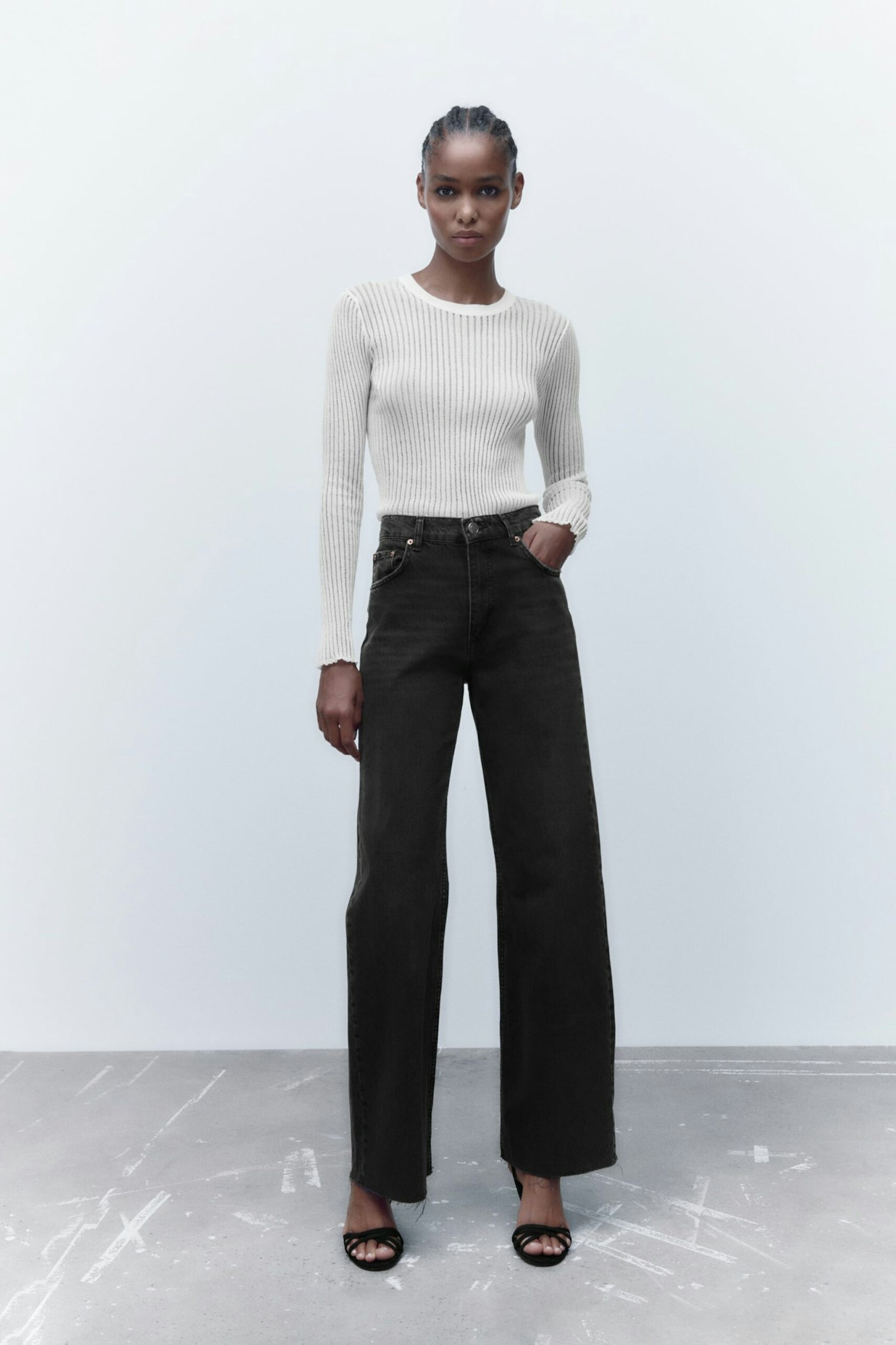 Zara, The 90s Full Length Jeans